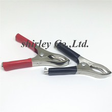 50PCS Alligator Clip 30A Battery charging  cable clamp 75mm red black Herringbone  Duckbill  The battery clip 2024 - buy cheap