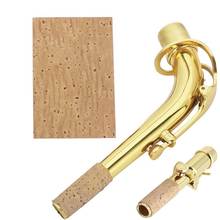 2mm hoja de corcho de cuello Soprano saxofón Alto junta para clarinete corchos de cuello Kit Natural YS-BUY 2024 - compra barato