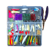 Fishing Lures Bait Kit Artificial 73pcs/101pcs/132pcs Mixed Minnow/Popper Spinner Spoon Lure With Hook Isca Fish Lure Set Pesca 2024 - buy cheap