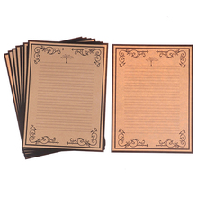 8 Sheets/set Kraft Note pad Vintage Style Writing Paper Letter Stationery Office Supplies 2024 - buy cheap