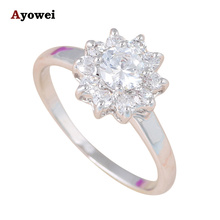 Designers Big Surprised fashion Shining Silver Rings Princess fashion jewelry Prom,Anniversary #7 #9 #8WR086 2024 - buy cheap