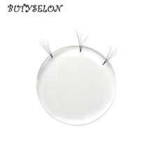Silicone Transparent Round Dot Eyelashes Extension Grafting Lashes Pad Pallet Stand Holder Eyelash Extension Beauty Makeup Tool 2024 - buy cheap