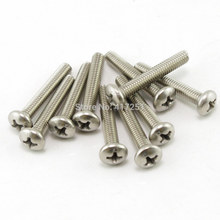 1 piece Metric M6*30mm Stainless steel Cross Recessed Pan Head Screws Fasteners 2024 - buy cheap