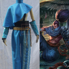 LOL Yasuo the Unforgiven Cosplay Costume Custom Any Size 2024 - buy cheap