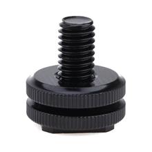 3/8 inch Tripod Mount Screw with Double Layer to Flash Hot Shoe Adapter Holder Camera Hot Shoe and 3/8" Screw Hole High Quality 2024 - buy cheap