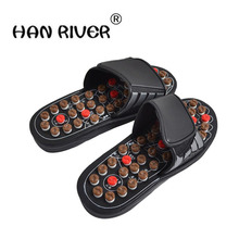 Free shipping new slippers acupoint massage foot massage massage shoes rotating gossip a foot massage, physiotherapy 2024 - buy cheap