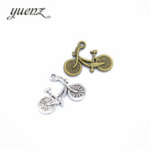 YuenZ 10pcs Antique silver color bicycle Zinc alloy charms Wholesales necklace,earring bracelet jewelry DIY handmade J264 2024 - buy cheap