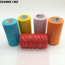 25YardX13cm Glitter Sequin Tulle Roll Crystal Organza Sheer Gauze Element Table Runner&Christmas Supply/Wedding Party Decoration 2024 - buy cheap