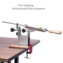 New professional pro Apex Edge kitchen knife sharpener system with 3pcs Whetstones abrader Aluminum alloy 360 rotary 2024 - buy cheap