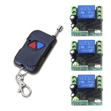 Newest DC 12 V 1CH Mini Size Relay Wireless Remote Control Switch Learning Code 3 piece Receiver+1 piece Transmitter 315MHZ 2024 - buy cheap