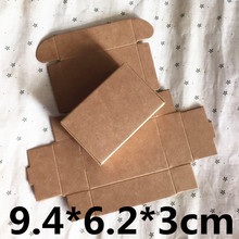 50pcs/lot 9.4*6.2*3cm Kraft Paper Wedding Candy Box  vintage rustic wedding supplies wedding gifts for guests 2024 - buy cheap