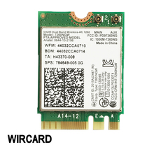 Placa ngff wireless de 867mbps 802.11ac, placa wi-fi + bt para intel 7260ac 7260ngw 2.4g/5g cartão wi-fi 2024 - compre barato