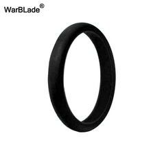 New 2.7mm Food Grade FDA Silicone Ring 4-10 Size Hypoallergenic Crossfit Flexible Rubber Finger Ring For Women Wedding Rings 2024 - buy cheap