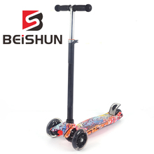 Children's Scooter 3-14 Years Old Child Four-wheeled Graffiti Flash Wheel Skateboard 2024 - buy cheap
