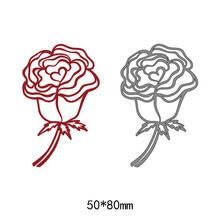 Cutting Dies Roses Flowers Leaves Metal Steel Embossing Craft DIY Stencil For Metal Scrapbooking Cut Die Machine Paper Cards 2024 - buy cheap