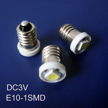 Luz Led de señal DC3V E10 de alta calidad, luz bombilla Led para lámpara E10, lámpara indicadora Led, luz de advertencia Led, envío gratis 100 unids/lote 2024 - compra barato
