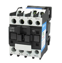 CJX2-1810 3 Pole 35mm DIN Rail Mount AC Contactor One NO 110V Coil 32A 2024 - buy cheap