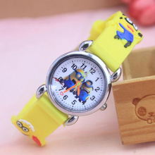 NEW Cartoon 3D minions Wrist watch kids children cartoon quartz watches christmas gift 2024 - buy cheap