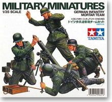 Tamiya-Equipo de infantería alemana de mortero, escala 35193 1/35, miniaturas militares, Kits de construcción 2024 - compra barato