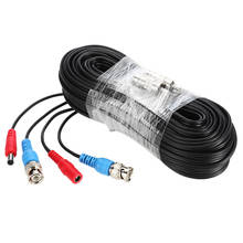 Video Power Siamese BNC Cable 65ft 20m for Analog AHD Surveillance CCTV Camera DVR Kit Video Cable 2024 - buy cheap