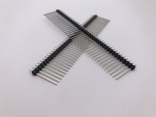 200pcs 1*40pin male Pin Header,Single row ,straight 2.54mm pitch ,20mm lenght 2024 - buy cheap