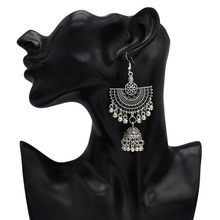 2 Colors Vintage Gold Metal Bridcage Pendant Earrings Bells Tassel Drop Earrings For Women Indian Party Jewelry Design 2024 - buy cheap