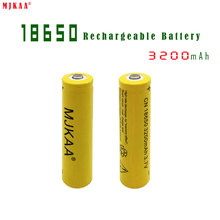 2pcs 18650 Rechargeable Batteries(Not AA battery) 3.7v 3200mAh Lithium Li-ion Battery Flashlight laser 18650 3.7v 18650 battery 2024 - buy cheap