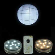 Kitosun центровые бумажные фонари кальянные декоративные светильники для кальяна Подводные разноцветные с дистанционным управлением лампы на батарейках 2024 - купить недорого