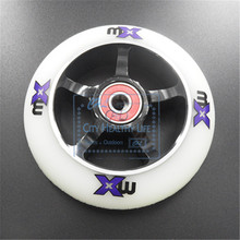 Aluminium Alloy Inline Speed Skating wheel MX Branded 88A White 100mm Black 110mm High Elasticity and Precision Iron Wheels 2024 - buy cheap
