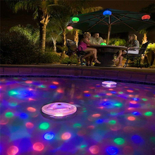 Underwater LED Disco Light Pool light Floating Glow Show Swimming Pool Hot Tub Spa Lamp lumiere disco piscine 2024 - buy cheap