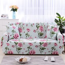 Universal Florals Slipcover Sofa Covers Elastic Stretch Polyester All-inclusive Sofa Towel Sofa Cushion L-Style Sofa Case 29 2024 - buy cheap