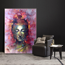 Абстрактные Будды настенные художественные холст настенные картины плакаты и принты буддизм настенные картины для гостиной Romm Cuadros Декор 2024 - купить недорого