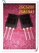 Free Shipping 10pair=20pcs ( 10pcs 2SC5200 + 10pcs 2SA1943 ) C5200 A1943 TO-3PL 2024 - buy cheap