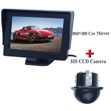Monitor Digital para coche, pantalla TFT LCD HD de 800X480 y 4,3 pulgadas, para marcha atrás, la mejor calidad, envío gratis 2024 - compra barato