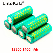 LiitoKala-batería de litio recargable, Lii-14A, 18500, 1400mAh, 3,7 V, linterna de luz fuerte, batería de litio especial antiluz 2024 - compra barato