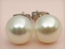 New Arriver 8.5mm White Color Freshwater Pearl Earrings S925 Sterling Silvers Stud Jewellery,Wedding,Love,Birthday For Lady's 2024 - buy cheap