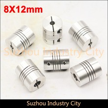 6pcs 8mm to 12mm Flexible Shaft Coupling Clamp CNC Starter Shaft Coupler Connector Diameter 30mm Length 35mm 2024 - buy cheap