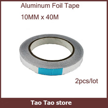 Free Shipping Aluminum Foil Tape 10MM*40M*0.06MM Aluminum Adhesive Tape Aluminum Tapes 2024 - buy cheap