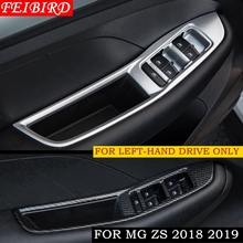 For MG ZS 2018 2019 Auto Accessory Car Door Handle Holder Window Lift Button Switch Decoration Cover Trim ABS/Stainless steel 2024 - buy cheap