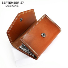 New Fashion Key Wallets Genuine Leather Women Retro Key Bag Men Purse Vintage Housekeeper Keychain Cowhide Card Holder Case 2024 - buy cheap