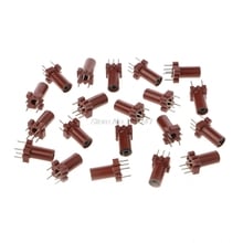 20 Pcs Adjustable Inductor Shell Skeleton Empty Ferrite Core No Inductor Coil 25-100MHZ Inductors Integrated Circuits Dropship 2024 - buy cheap