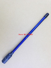 2pcs/lot  Blue Fiber glass UV dual band SMA Female antenna suit for kenwood baofeng tyt weierwei quansheng puxing walkie talkie 2024 - buy cheap