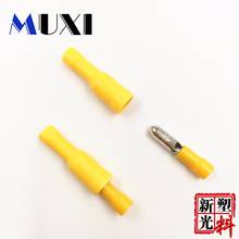 Hot 50pcs Yellow Male Female Bullet Connector Insulating Joint Crimp Terminals Wiring Cable Eletric Plug Adapter FRD MPD 2024 - buy cheap