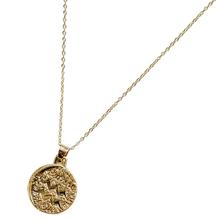 Vintage Unisex 12 Constellation Zodiac Embossed Pendant Chain Necklace Jewelry New 2024 - buy cheap