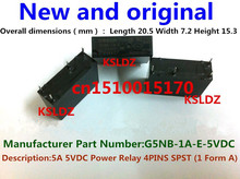 100%Original New G5NB-1A G5NB-1A-E G5NB-1A-E-5VDC G5NB-1A-E-12VDC G5NB-1A-E-24VDC DIP-4 5A 5VDC 12VDC 24VDC Power Relay 2024 - buy cheap