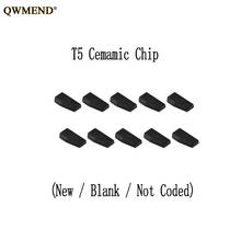 QWMEND 10Pcs/Lot T5-20 Transponder Chip Blank Carbon T5 Cloneable Chip For Car Key Cemamic T5 Chip (New / Blank / Not Coded) 2024 - buy cheap