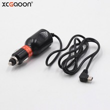 XCGaoon-cargador de coche curvo mini USB 5V 1.5A para GPS, cámara DVR para coche, Compatible con Cable de coche y camión de 12V 24V, 1,2 m (3,93 pies), 10 Uds. 2024 - compra barato