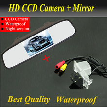 2in1 4.3" Car Monitor mirror+ CCD Car rear view parking camera For Ssangyong Kyron Rexton Korando Actyon Reverse rearview Camera 2024 - buy cheap