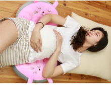 Mulher conforto abdominal almofada u travesseiro mãe corpo dormir almofadas de enfermagem almofada gravidez lado travessas de pelúcia grávida 2024 - compre barato