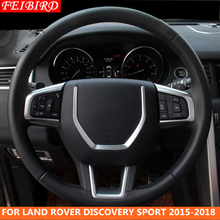 ABS Steering Wheel Decorative U Cover Interior Trim 1 Piece For Land Rover Discovery Sport 2015 2016 2017 2018 2019 2024 - buy cheap